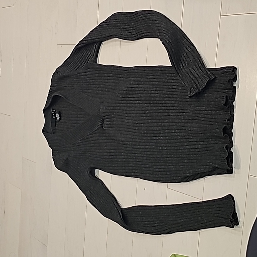 Gray Grace size small sweater